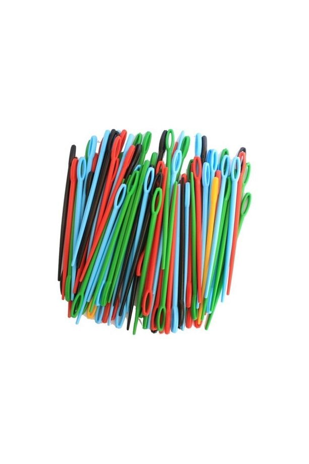 Plastik Yün Iğnesi 9 Cm 6 Adet - 2