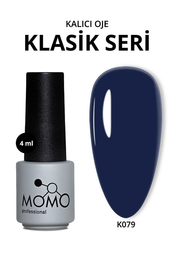Kalıcı Oje K079, Gece Mavisi, 4 ml - 1