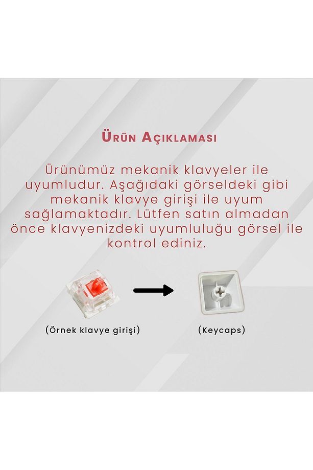 Valorant Neon Keycaps - 14 Adet Klavye Tuşu (MEKANİK KLAVYELER ILE UYUMLUDUR) - 5