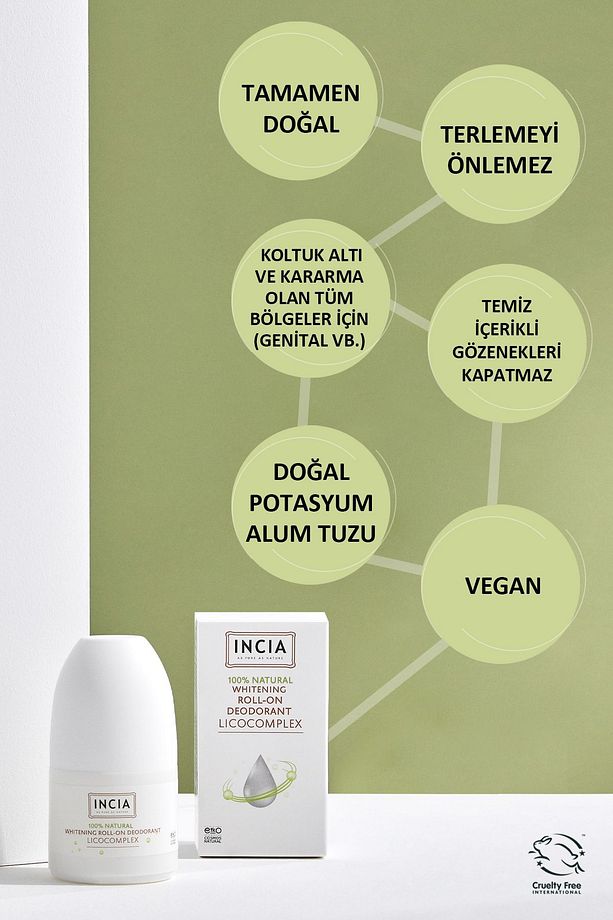 %100 Doğal Roll On Deodorant Beyazlatıcı Ter Kokusu Önleyici Lekesiz 50 ml - 6