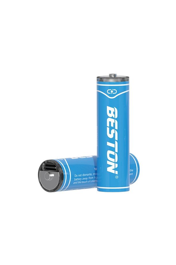Beston USB Type-C Kablo ile Şarj Edilebilir Lityum 4'lü Kalem Pil 1.5V AA / 2220 mWH – 500mAH - 3