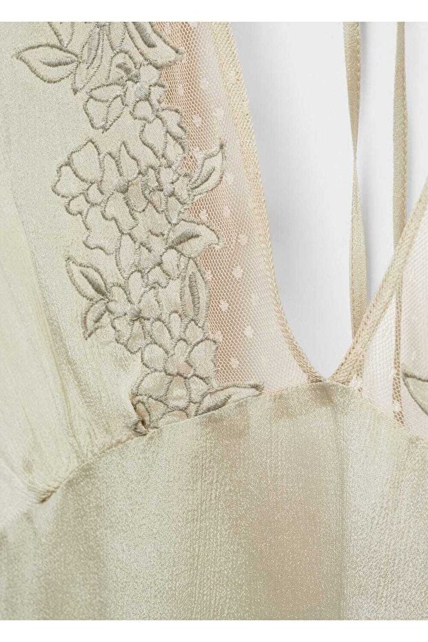 İşlemeli asimetrik bluz - 6