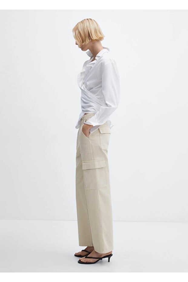 Cepli kargo jean pantolon - 2