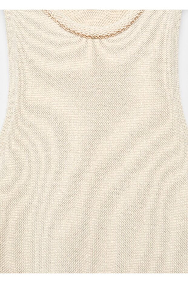 Uzun triko elbise - 6