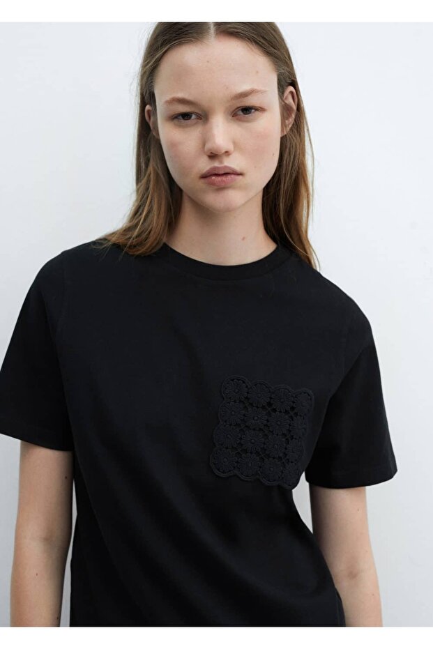 Cepli kroşe tişört - 5