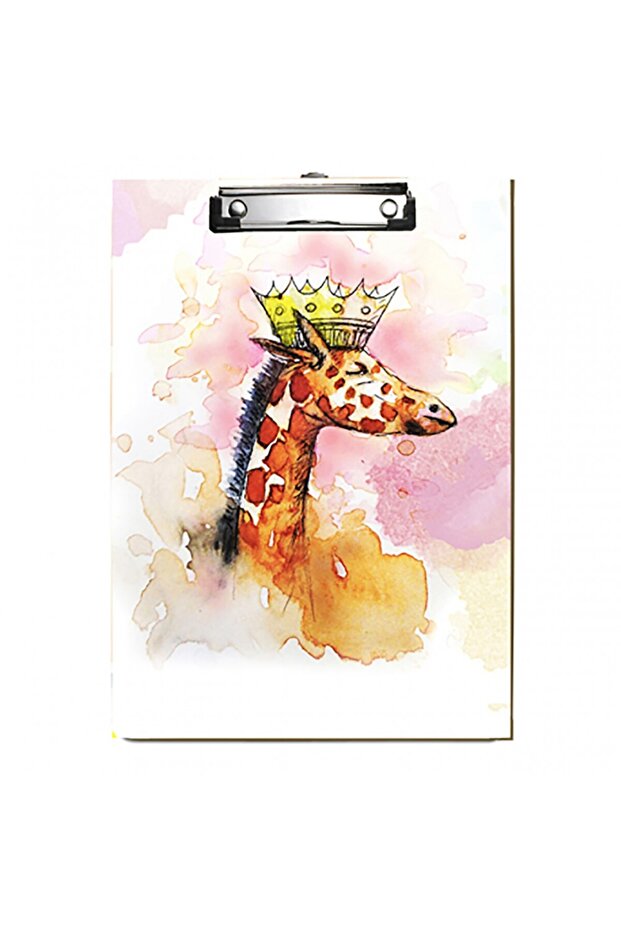 Patterned Coverless Secretariat - Giraffe - 1