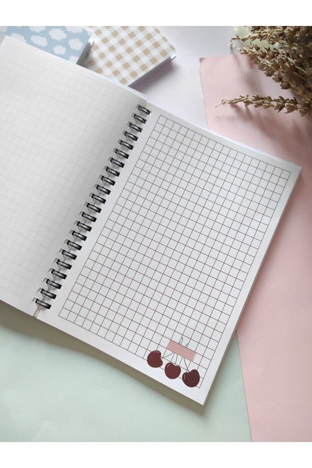 Kiraz Notepad A5 - Memopad, Bloknot, Defter, Not Kağıdı - 4