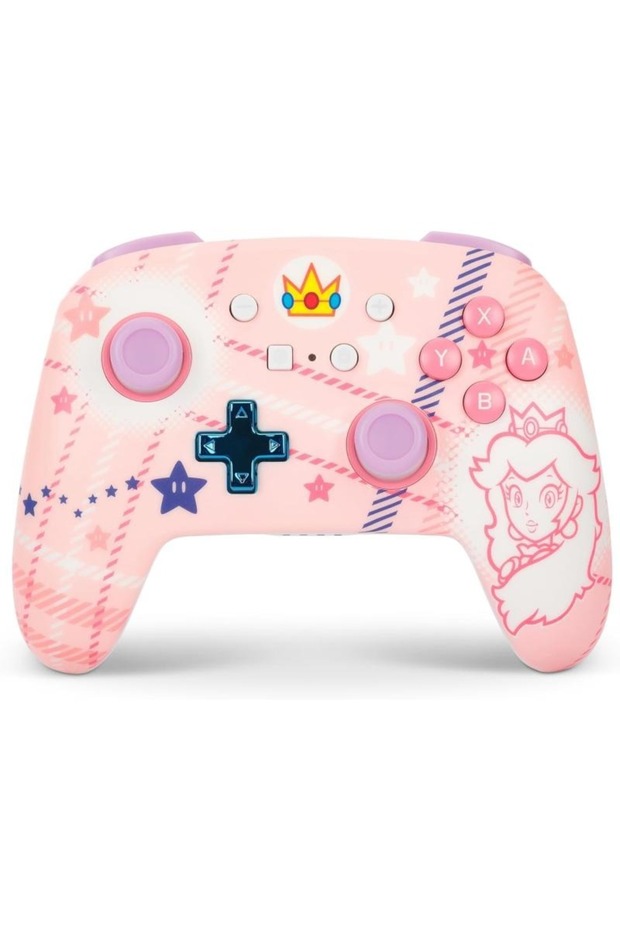 Nintendo Switch Kablosuz Pro Controller Princess Peach Edition Lisanslı - 1