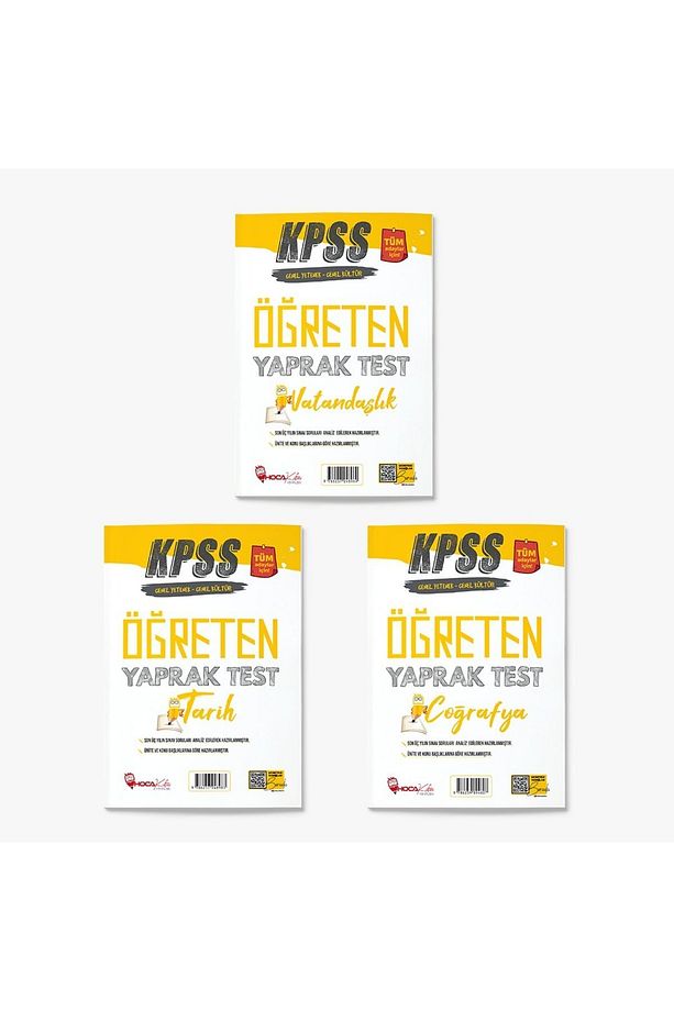 2025 Kpss Gy-gk Tarih-coğrafya-vatandaşlık Yaprak Test 3 Lü Set - 1