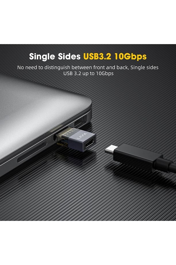 USB 3.2 to Type C Çevirici Dönüştürücü OTG 10Gbps 60W Hızlı Şarj ve Veri Aktarımı OTGDF Uyumlu - 3