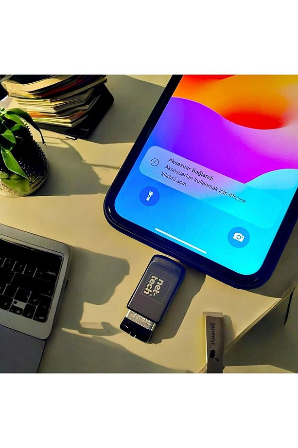 Samsung/Huawei/Xiaomi ve iPhone 15 Uyumlu Dönüştürücü - USB 3.0 To Type-C Çevirici OTG Adaptör - 3