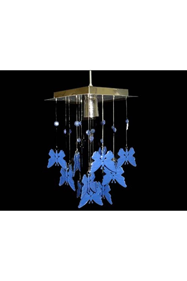 Kelebek Mavi Tekli Avize - 1