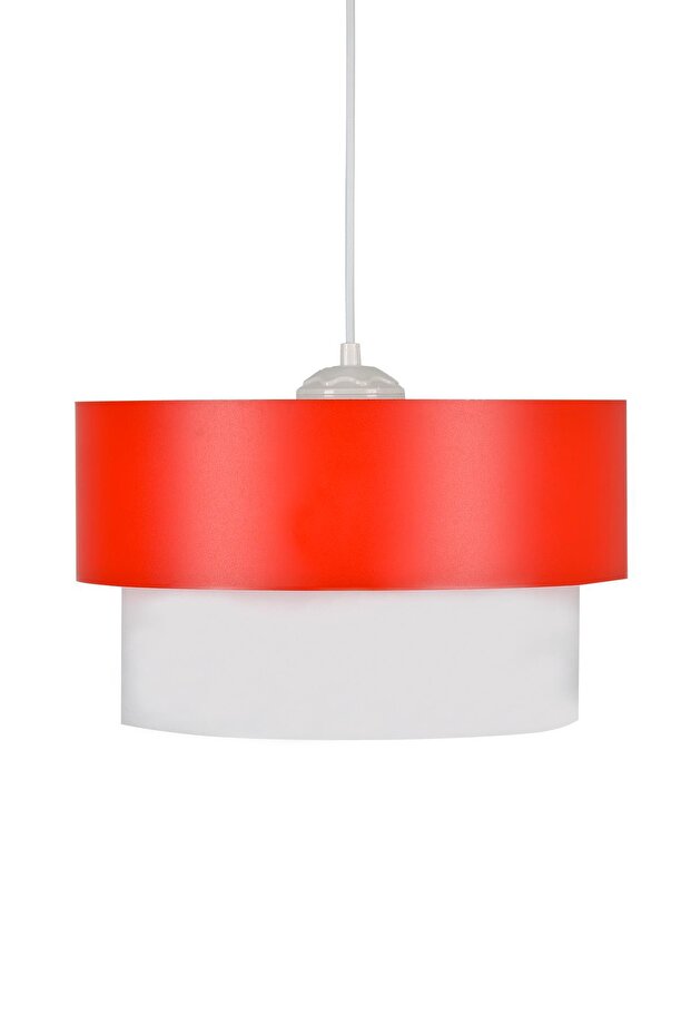 Melon Pasta Kırmızı Beyaz Avize - 3