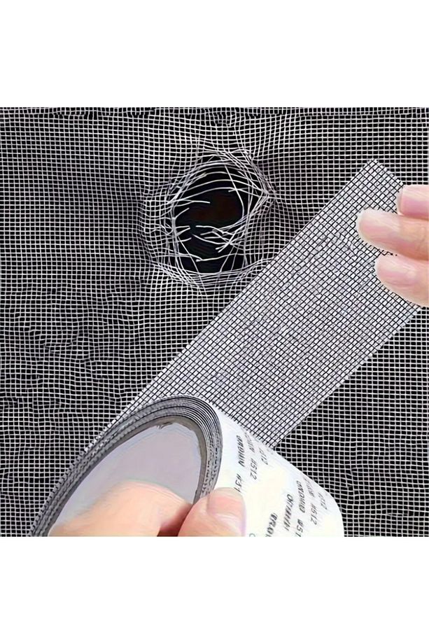 Güçlü Yapışkanlı Sineklik Tamir Bandı, Sinek Önleyici Yama Bandı 2 mt x 5 cm - 3