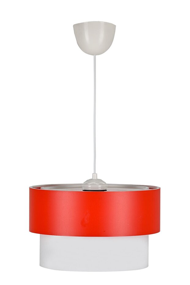 Melon Pasta Kırmızı Beyaz Avize - 4