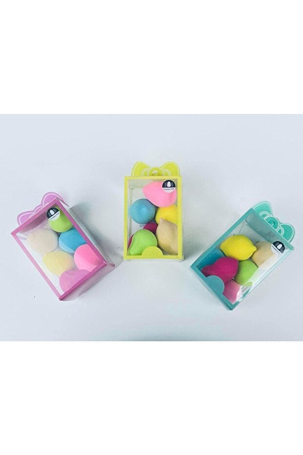 6-Piece Mini Colorful Makeup Sponge