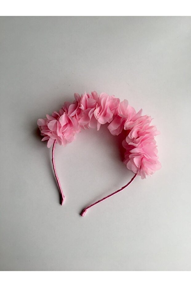 Pink Flower Patterned Maternity Crown