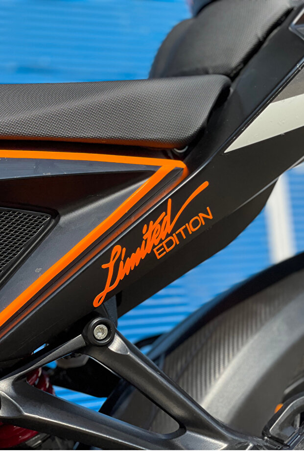 Orafol Neon Orange Limited Edition Sticker Label for Car-Helmet-Motor (1 Piece)