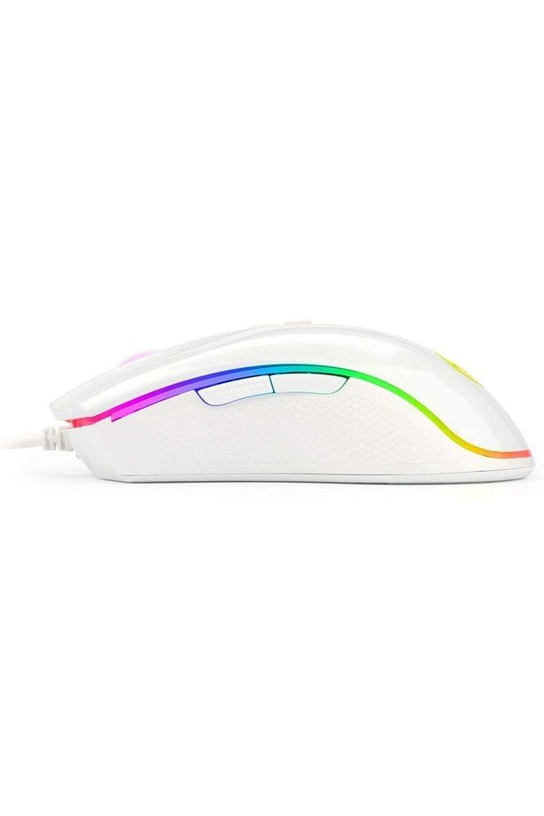 M711w Cobra White Beyaz Rgb Ledli Oyuncu Mouse 5000dpi 7 Programlanabilir Tuş Fare - 2