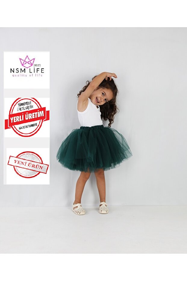 Girl's Dense Fluffy Lined Tutu Skirt