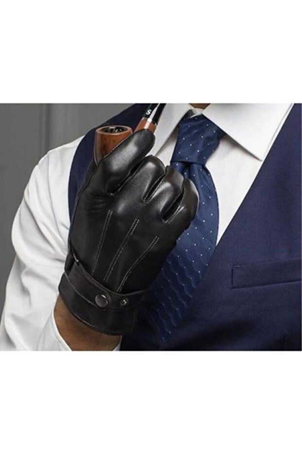 Erkek Suni Deri Eldiven - 3