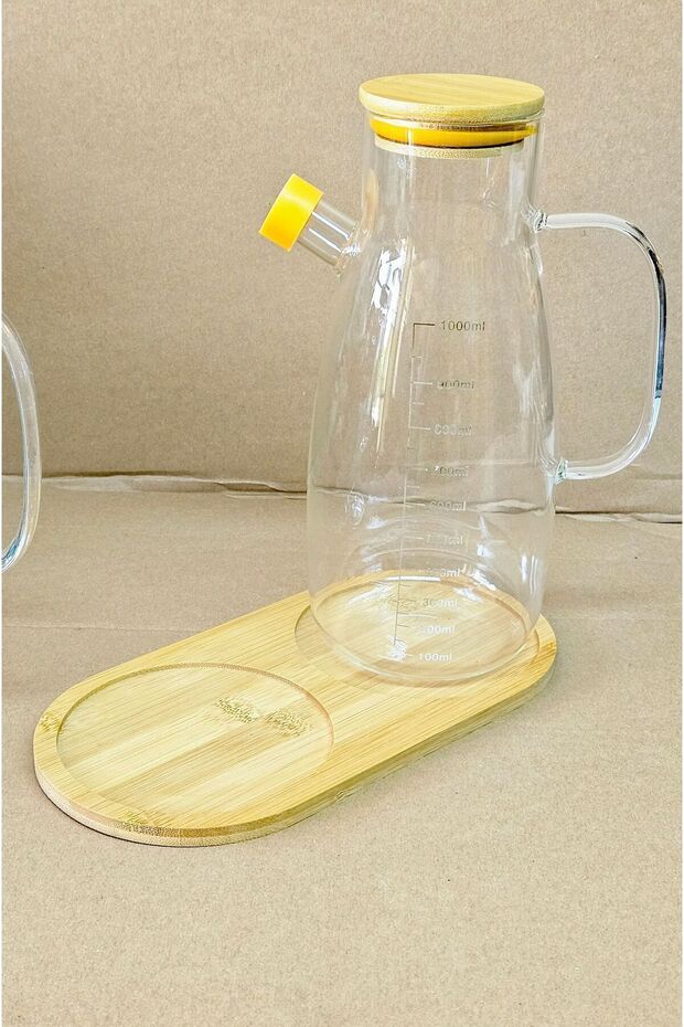 24x12 Cm Oval Bamboo Soap Oil Pot - 1 Piece, 2 Compartment Presentation Tray