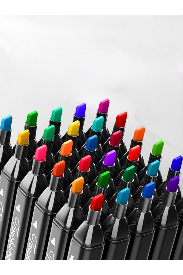36 Lı Çift Taraflı Marker Kalem Çanta Set - 5
