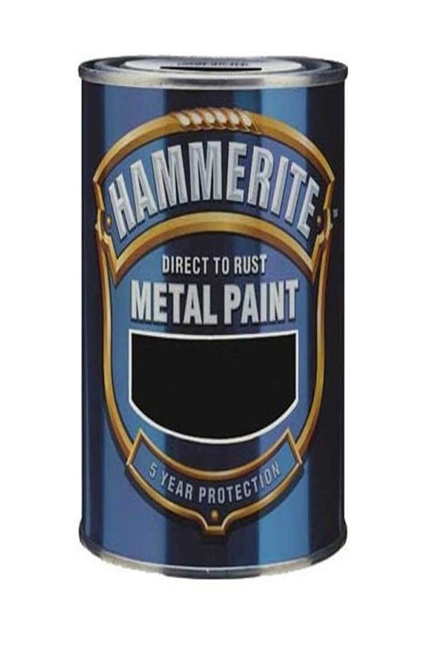 Hammerite Direkt Pas Üstü Pürüzsüz Metal Boyası Siyah 2.5 Lt - 1