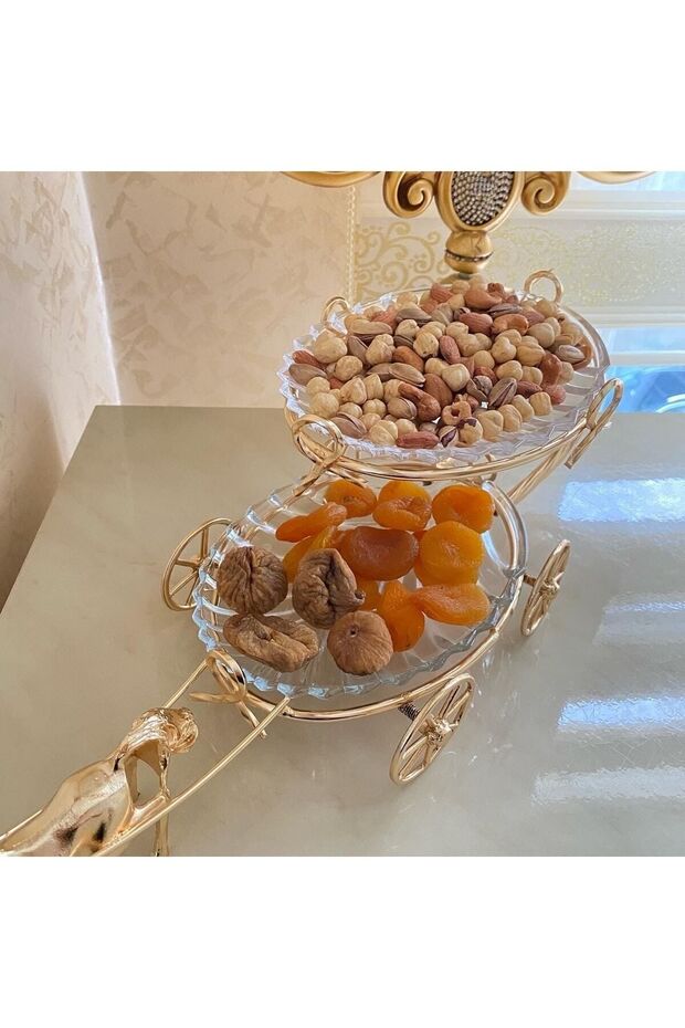 Çift Katlı Atlı Sunumluk Ikramlık - 6