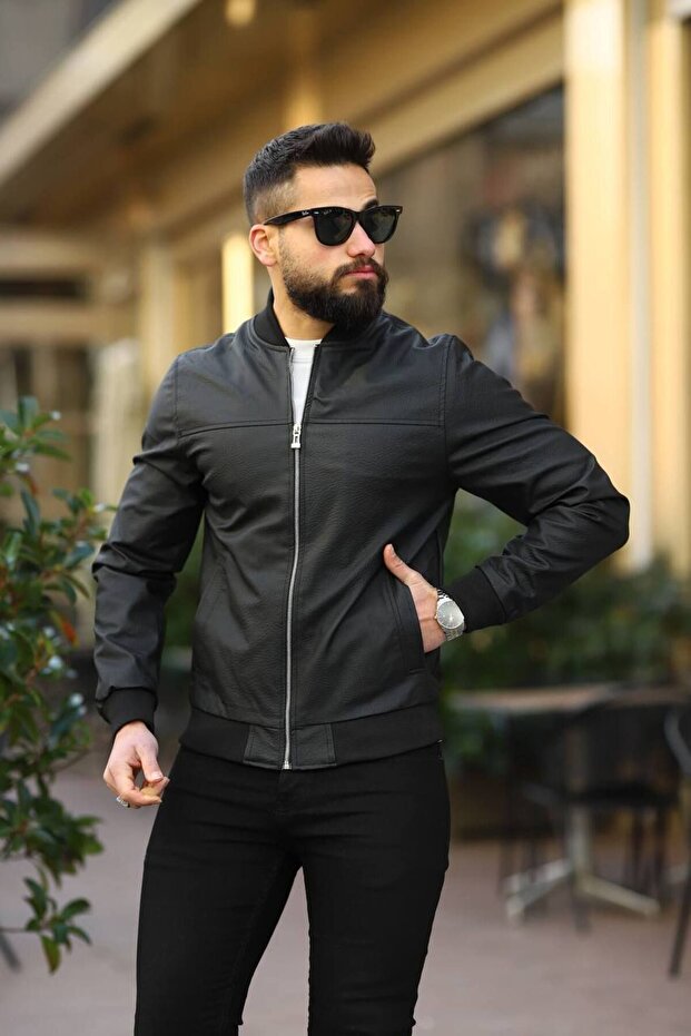 سترة بومبر للرجال - 3