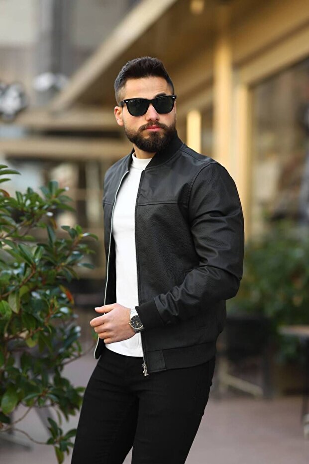 سترة بومبر للرجال - 1