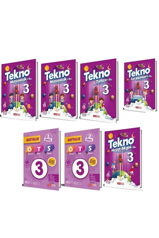 3.sınıf Bilgiseli Yayınları Yaprak Test 3.sınıf Kırmızı Beyaz Tekno Set (2024-2025) Yeni - 2