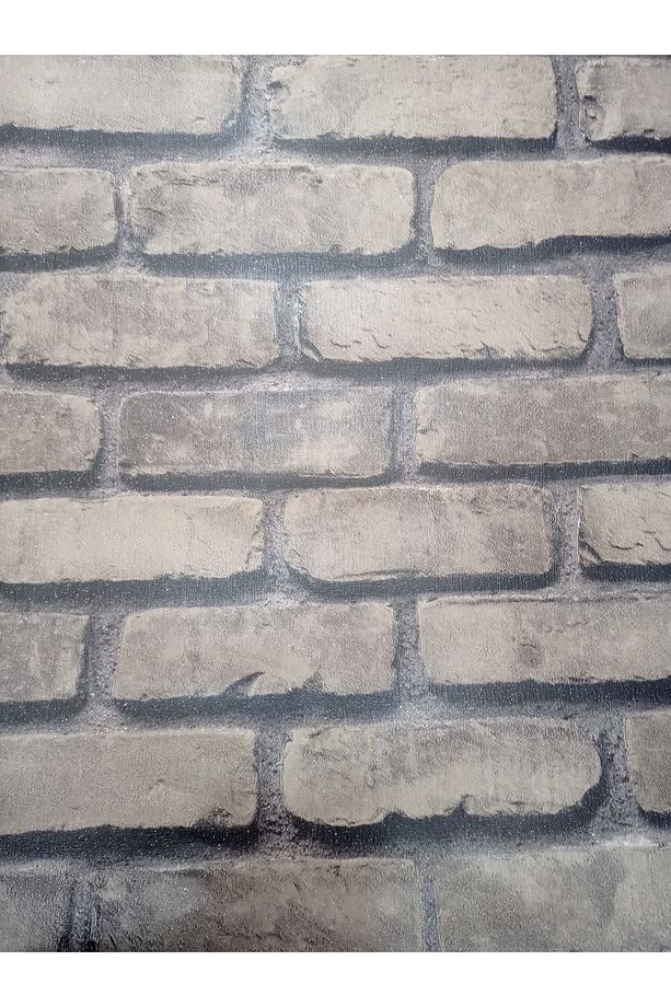 Osk 3d Taş Desen Simli Duvar Kağıdı - 1