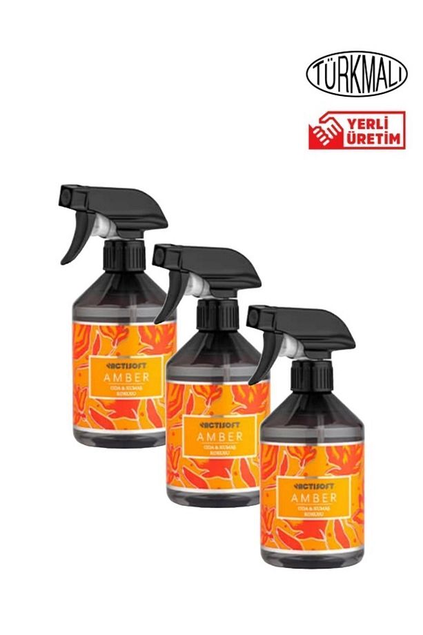 Oda Ve Kumaş Kokusu Amber Paket 500 ml X 3 Adet - 1