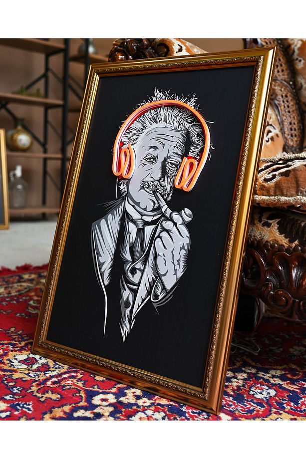 Einstein Dekoratif Tablo - 3