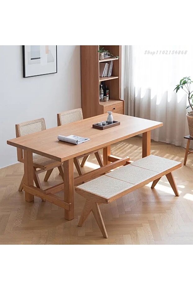 Bench ahşap puf - 4