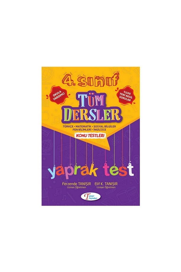 4. Sınıf Tüm Dersler Yaprak Test - 1