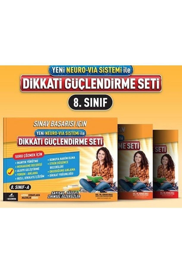 Dgs Dikkati Güçlendirme Seti 3 Kitap Takım 8. Sınıf - 14 Yaş Osman Abalı - 2