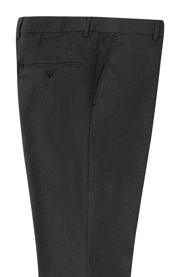 SÜVARİ NORMAL BEL REGULAR KALIP DÜZ KUMAŞ PANTOLON - 1