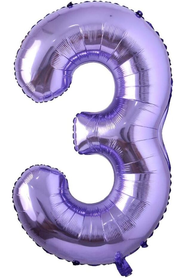 3 Number Mor Foil Balloons 40 Inches 100 cm