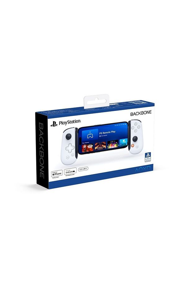One, PlayStation Edition Gen2 Android + iPhone 15 Serisi-USB-C Mobil Gaming Controller - Beyaz - 4