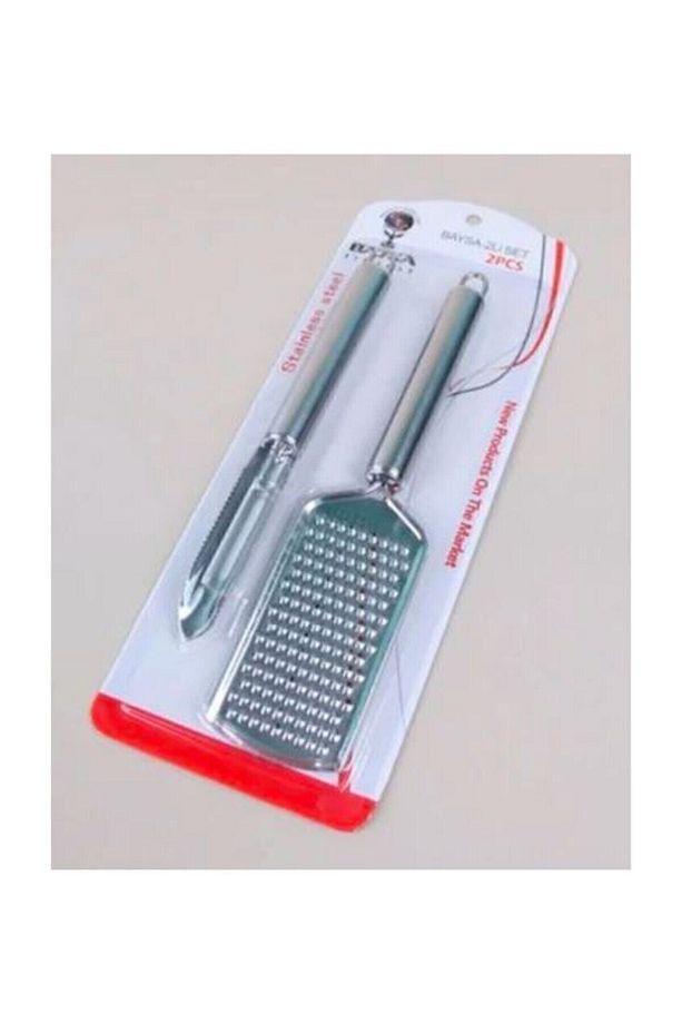 Paslanmaz Çelik Rende Ve Soyacak Peynir Çikolata Zencefil Patates Limon Rende Sebze Soyucu Set Kpf - 4