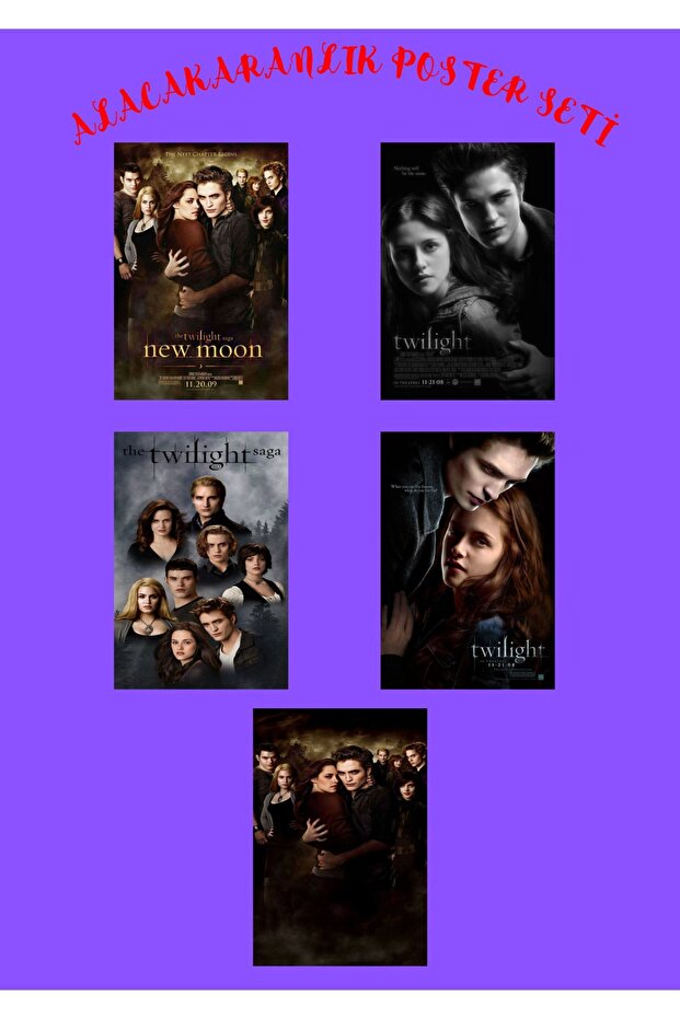 Alacakaranlık 5'li Poster Seti - 1