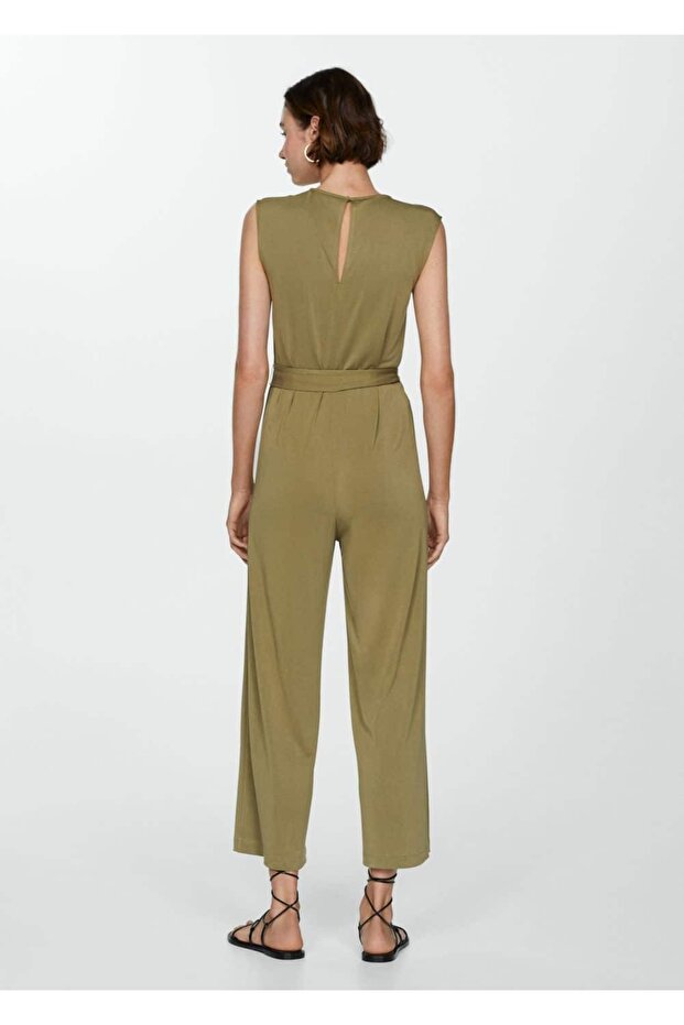 Salopetă lungă cu cravată - 4