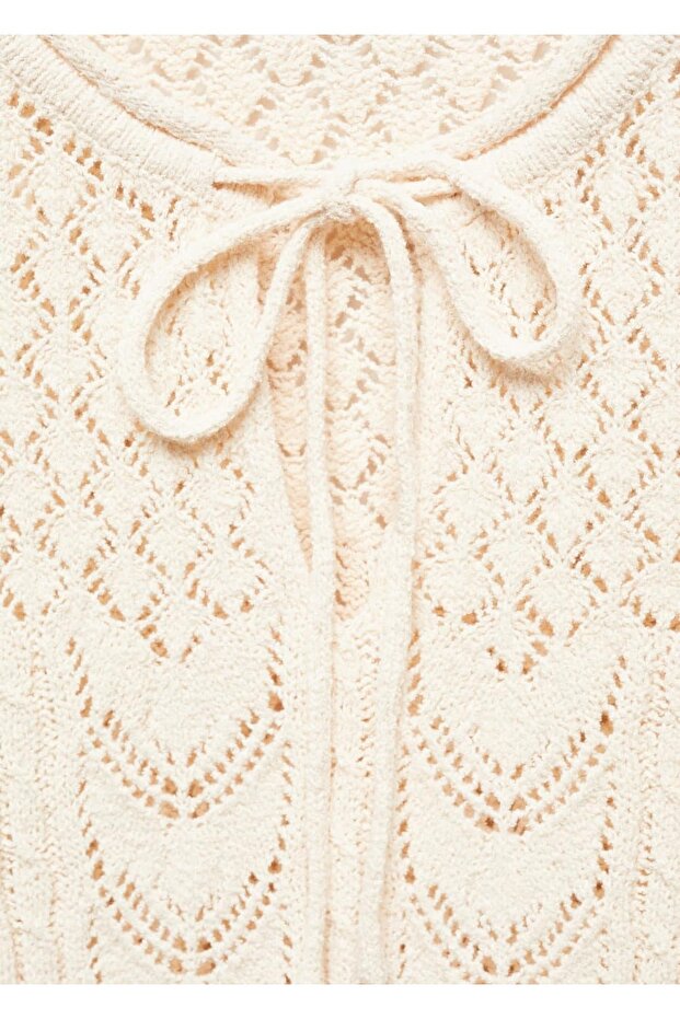 Häkelkleid mit Glockenärmeln - 6