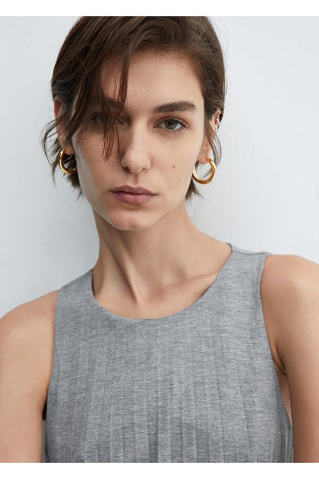 Pilili kısa elbise - 5