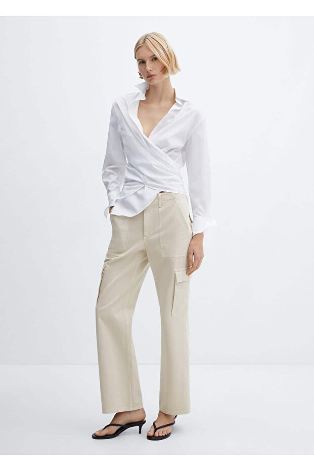 Cepli kargo jean pantolon - 7