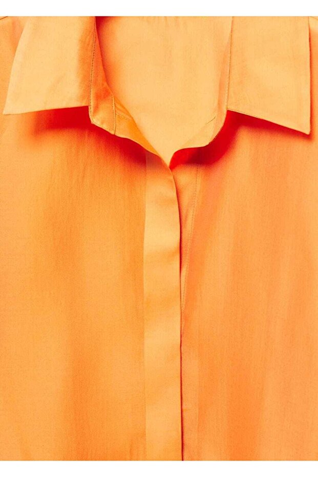 Gizli düğmeli gömlek - 6
