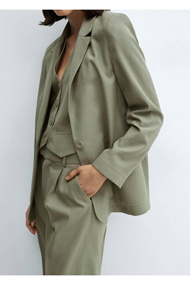 Cepli blazer ceket - 7