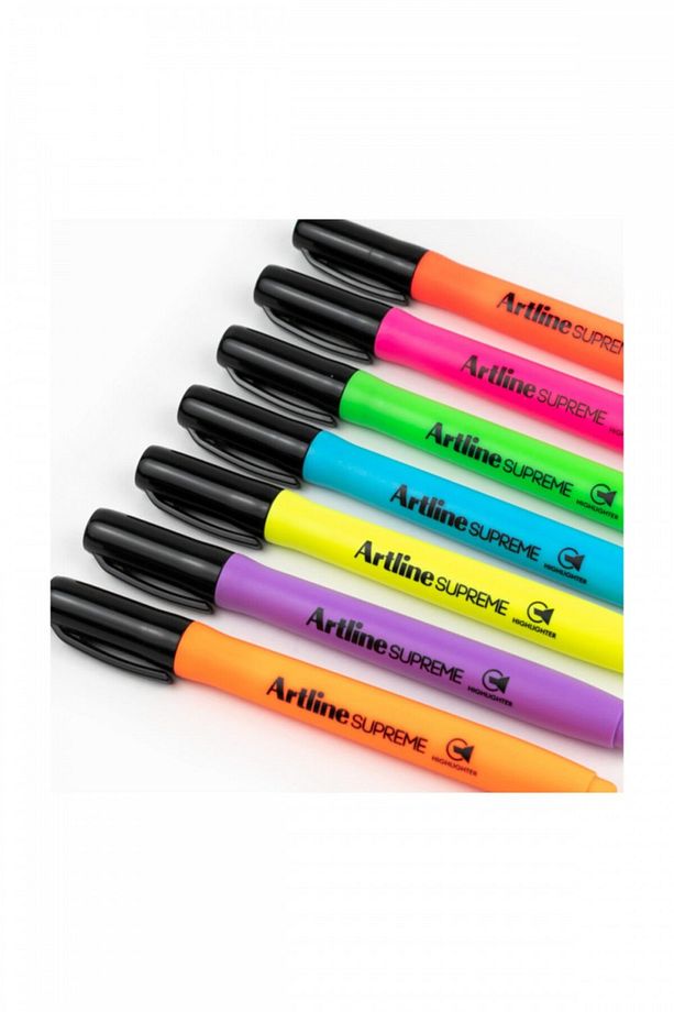 Supreme Highlighter Fosforlu Işaretleme Kalemi Set (7 RENK) - 2